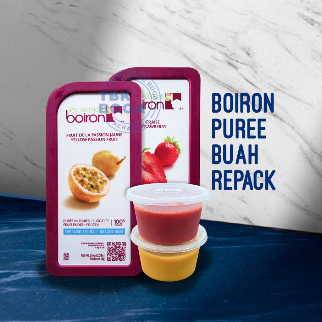 

Boiron Puree ( Markisa, Stroberi, Manga - 200 gr ) Passion Fruit Strawberry Mango Les Vergers Buah
