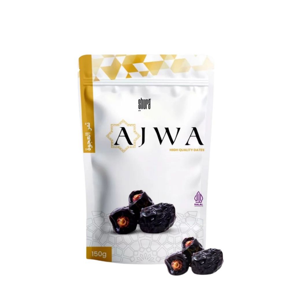 

Shura Kurma Ajwa Pouch 150gr Premium Original High Quality