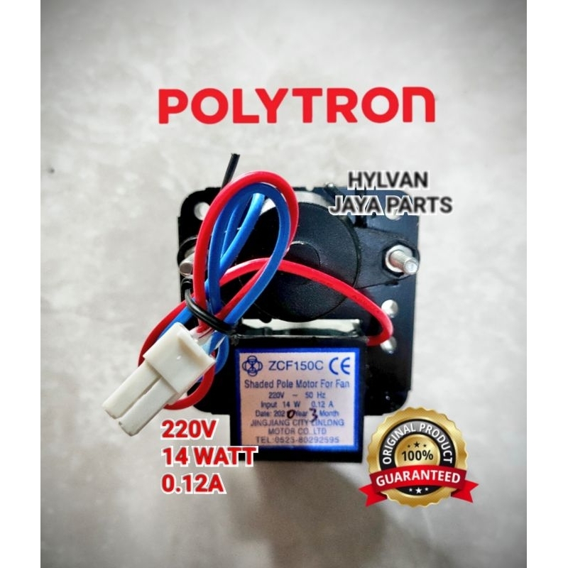 MOTOR FAN EVAPORATOR SHOWCASE POLYTRON ORIGINAL