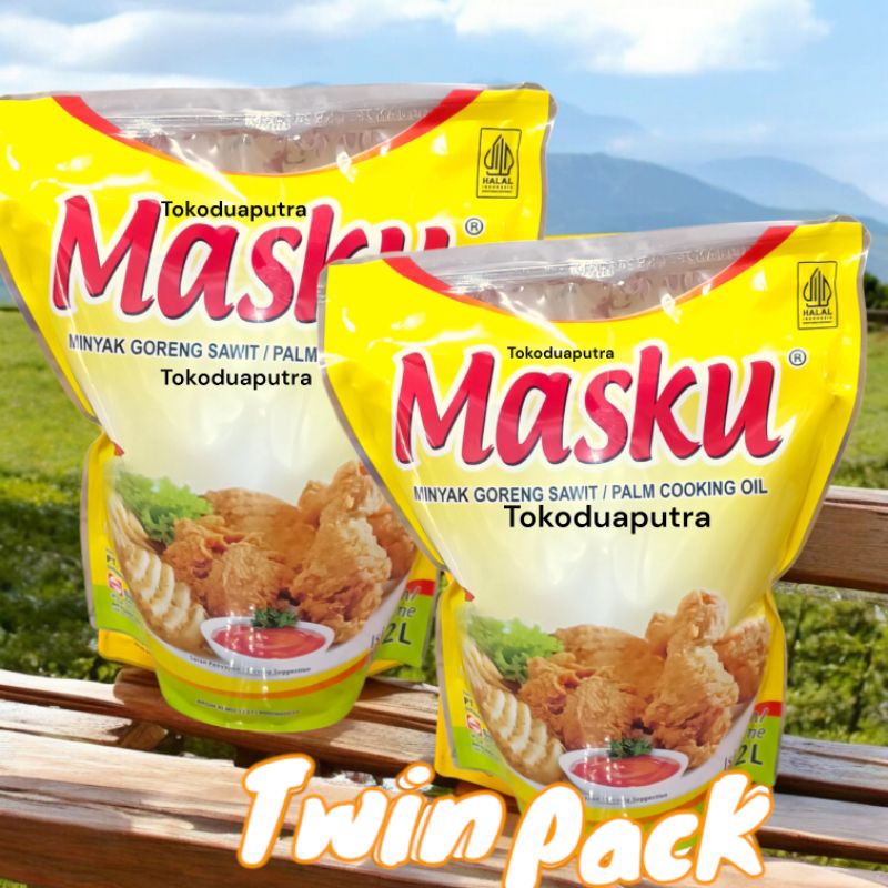 

Minyak Goreng Masku 2 Liter X 2 pouch / Masku minyak Goreng 2 pouch