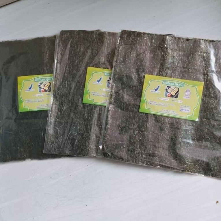 

(SALE) Nori rumput laut kering roasted terjangkau isi 5 lembar korea murah HALAL BPOM Korea bahan sushi bibimbab Bento Seaweed dry non msg promo bahan kimbab LARIS MANIS sale termurah terlaris