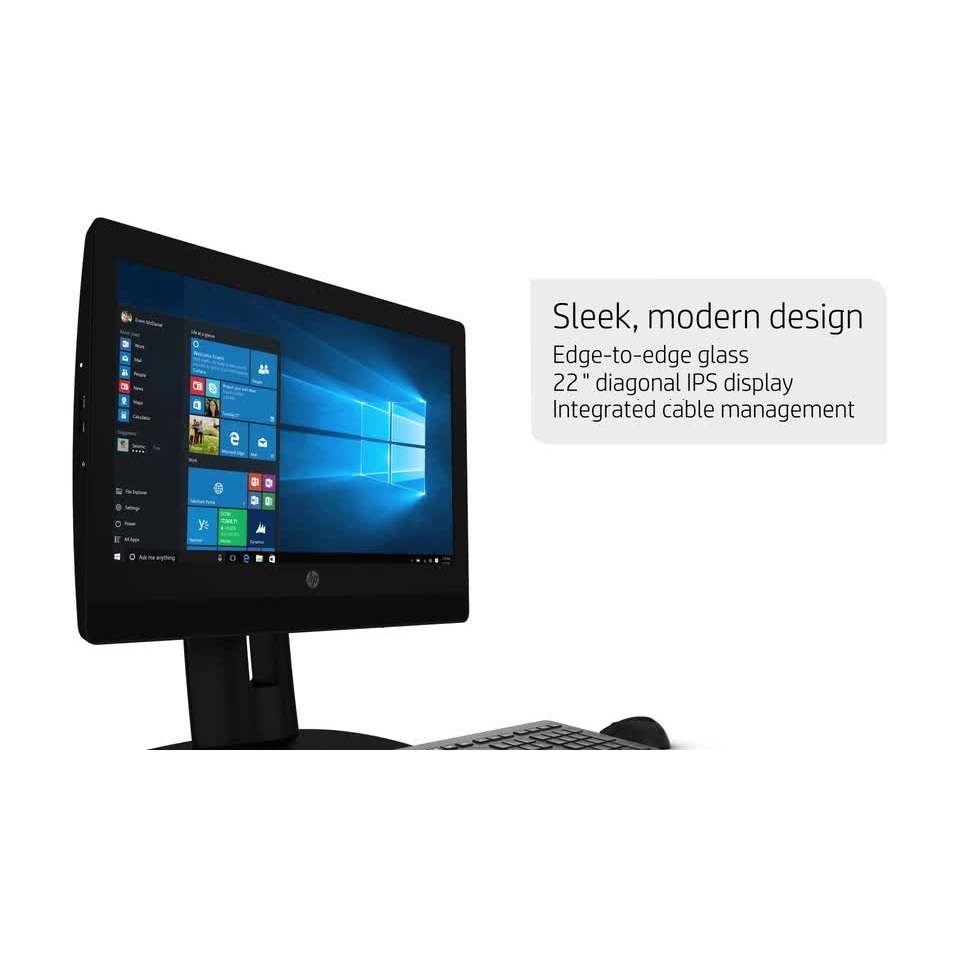 PC HP AIO IPS 22" Win11- HP AIO ProOne 600 /800 G3 All In One Core i5 Gen 7 SSD WIFI Bluetooth Win 1