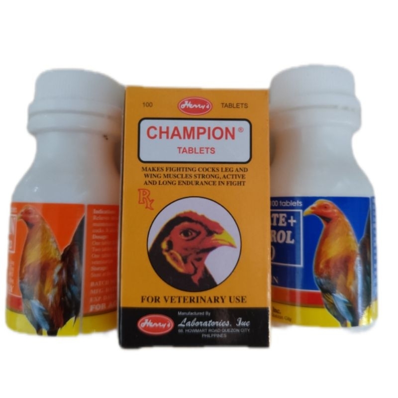 Calcium lactate multivitamin champion untuk rawatan ayam aduan 25butir