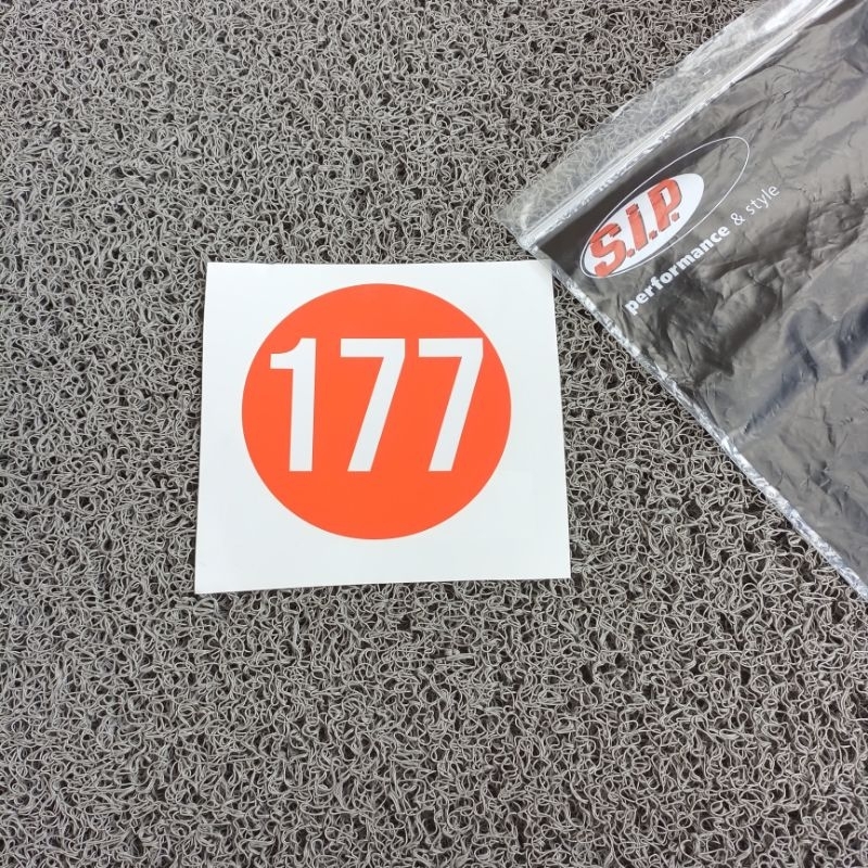 

Sticker with Motif Tempo 177
