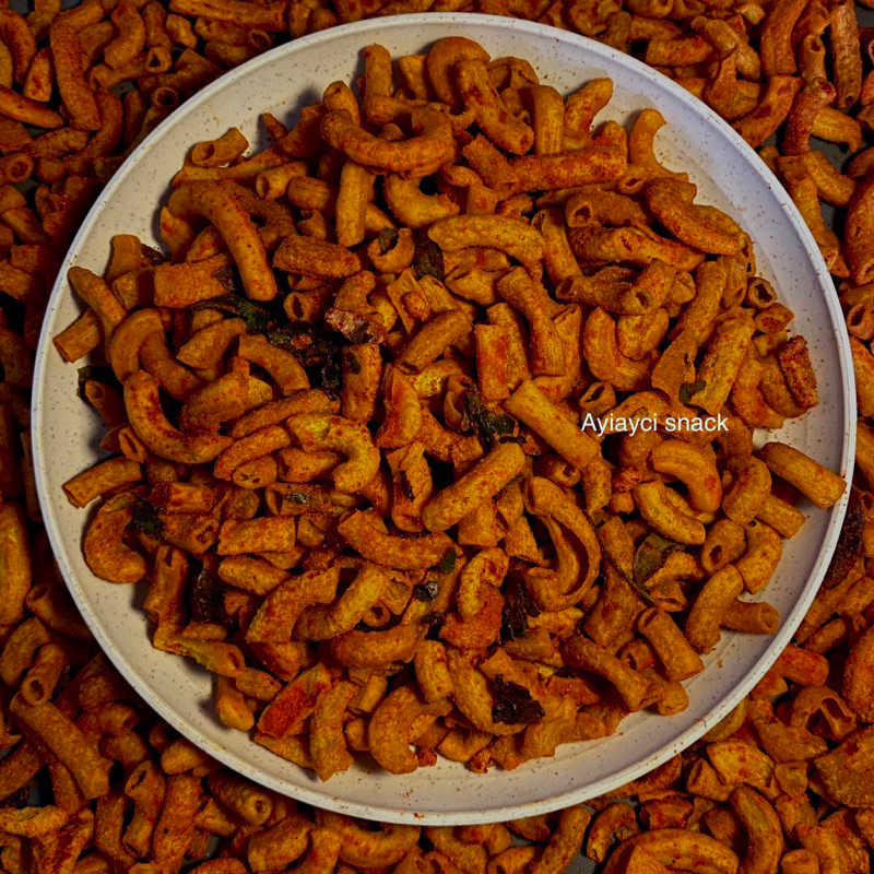 

Makaroni Pedas Daun jeruk 250 gr Kriuk tidak keras