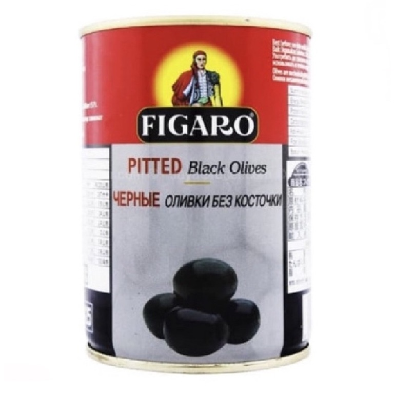 

buah zaitun hitam black pitted olives figaro 400