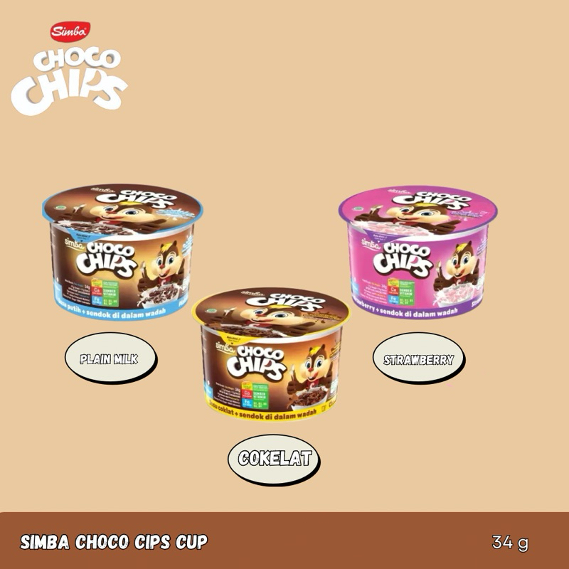 

Simba Sereal Choco Chips Coklat Cup 34gr