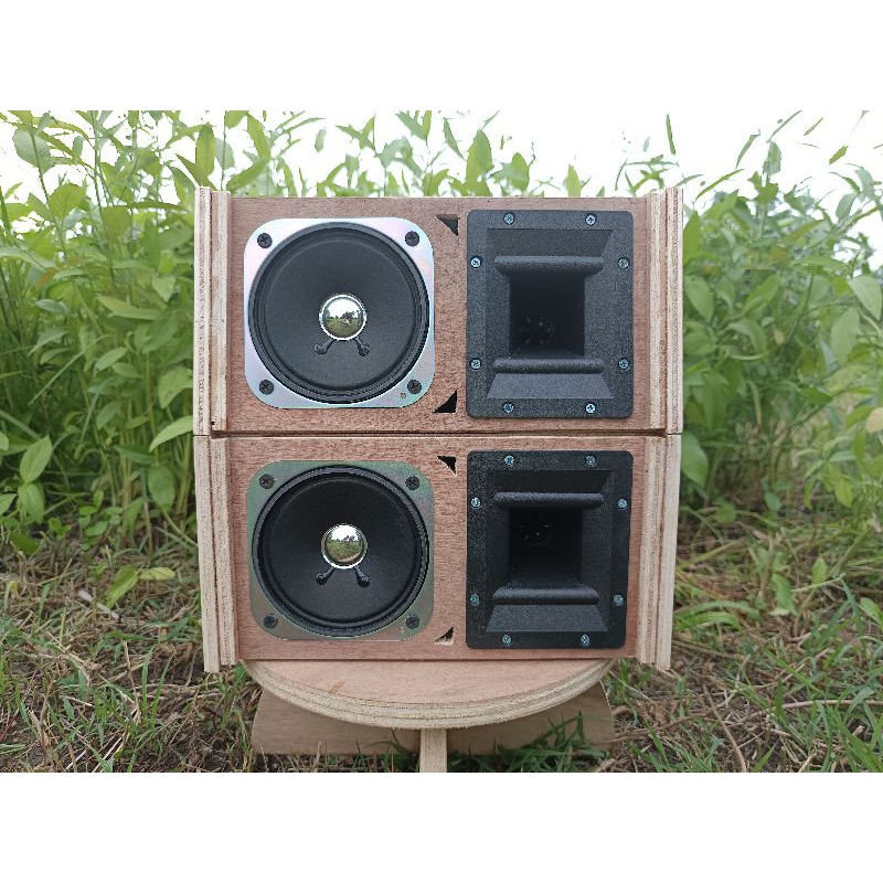 Box Line Array 4 in siap pakai, Speaker ACR KSV, Twitter Audax AX-65