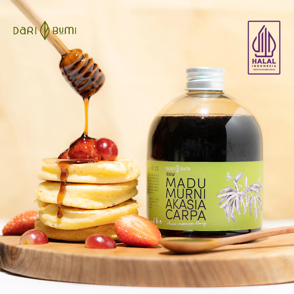 

[Official][Dari Bumi] Madu Murni Akasia Carpa 650 GR Premium Original Murah Madu Hitam Madu Hutan