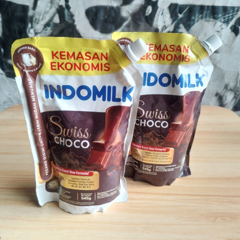 

susu indomilk cokelat pouch 545 gr