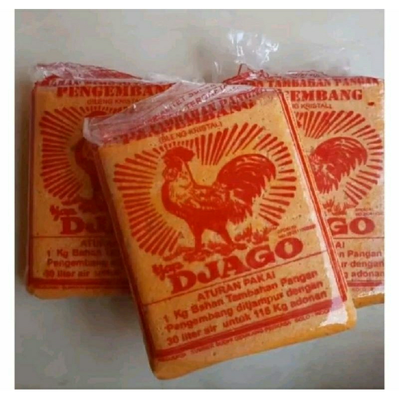 Pengembang Kerupuk Cap Djago garam bleng