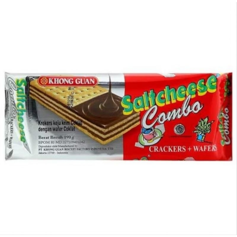 

Khong Guan Saltcheese Combo Cracker @190g