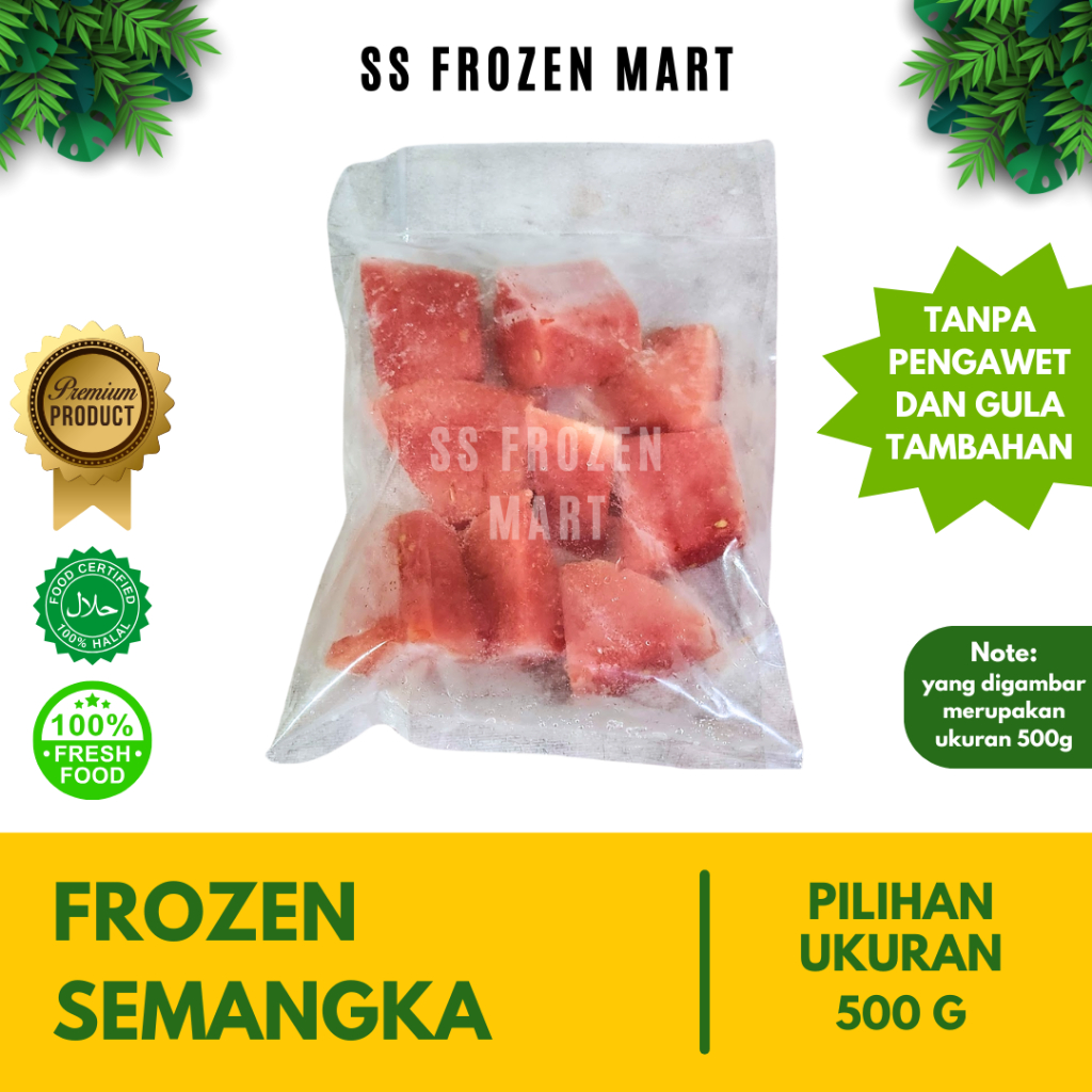 

Frozen Semangka/Semangka beku - 500g