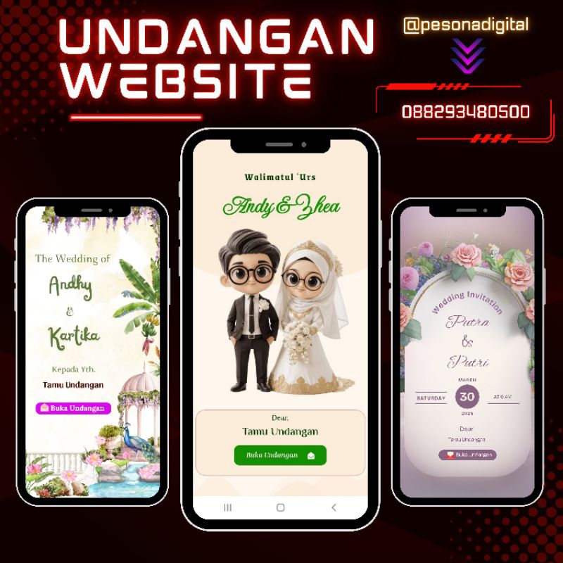 Undangan Website Wedding Invitation