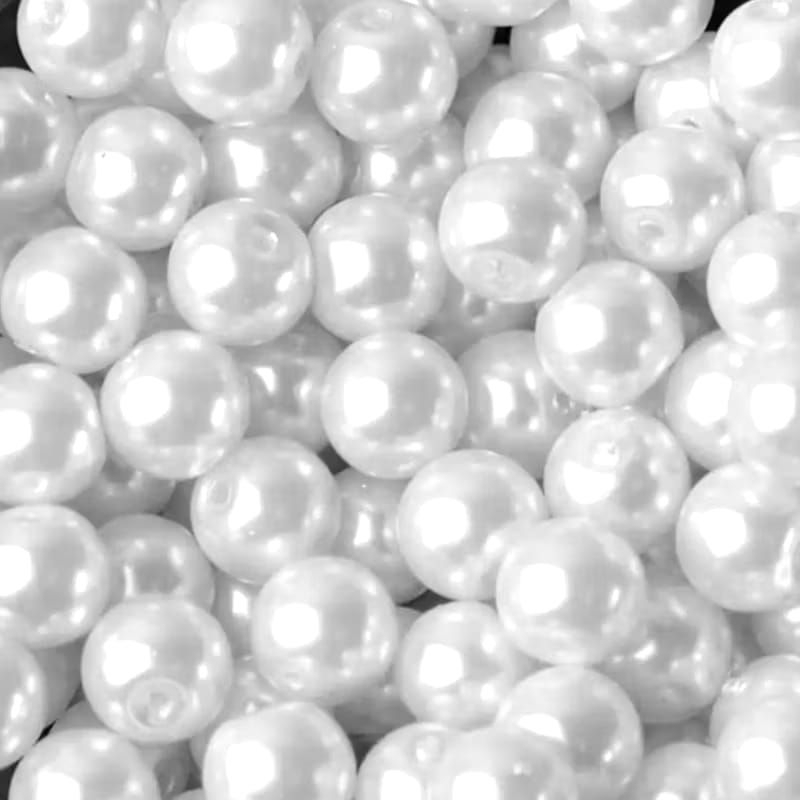 [COCO] 12PCS MANIK MANIK TANPA LUBANG MIX SIZE DEKORASI NAIL ART BULAT MUTIARA PEARL