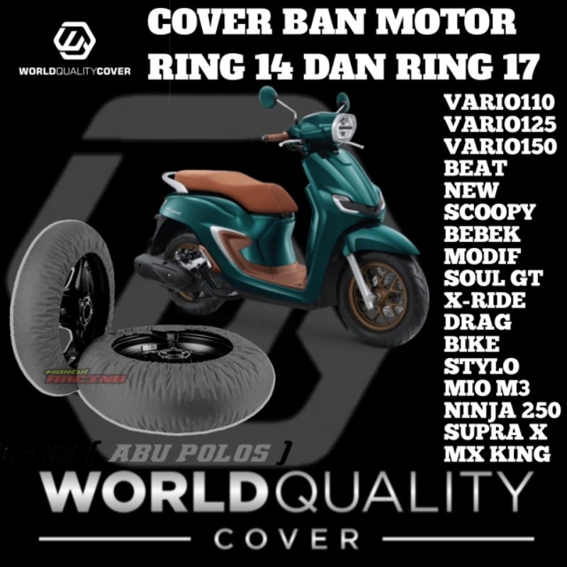 SARUNG BAN HONDA STYLO 160 RING 14 RING 17 CUSTOM RING 18/19/21 LENGKAP WARNA NMAX PCS AEROX LEXI VA