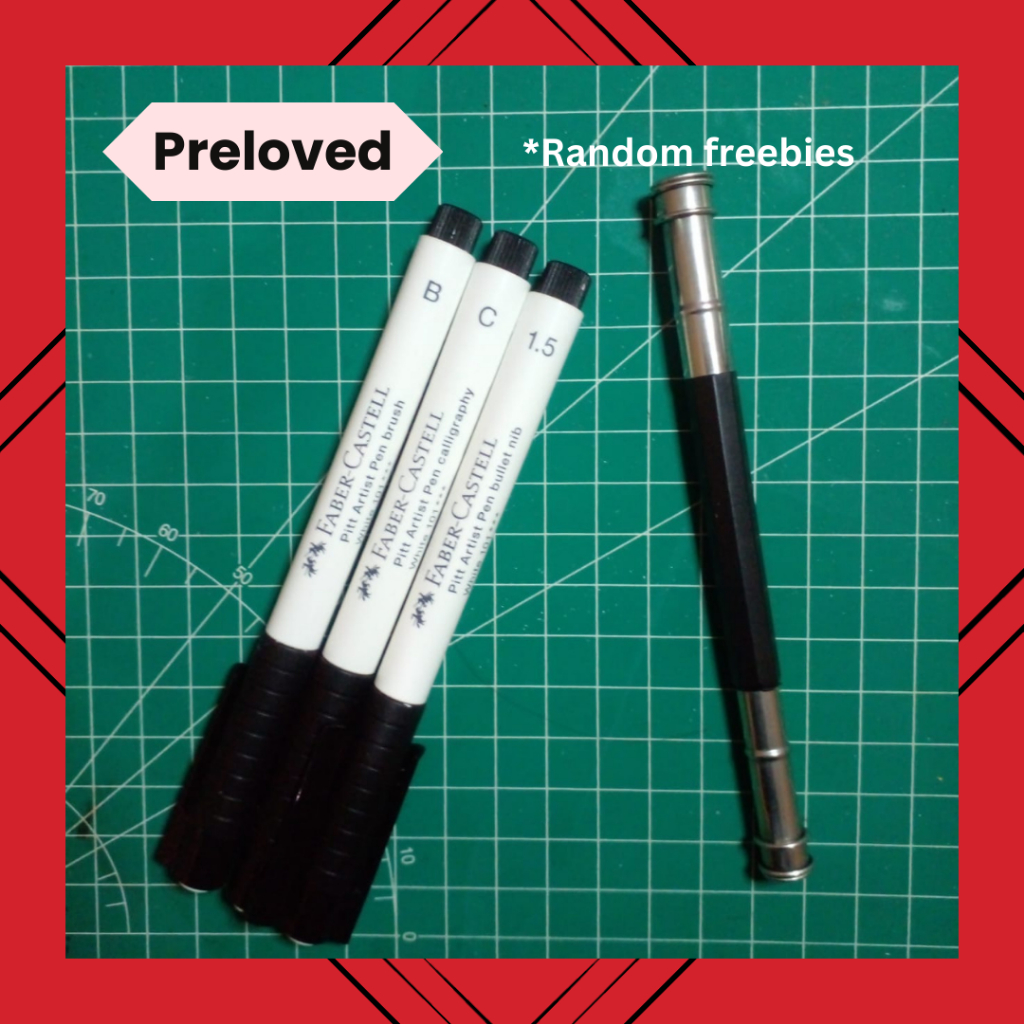 

Preloved Pitt Artist Faber Castell dan Pencil Extender