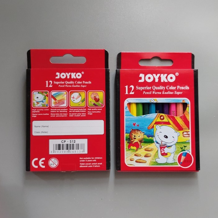 

PENSIL WARNA JOYKO ISI 12 WARNA
