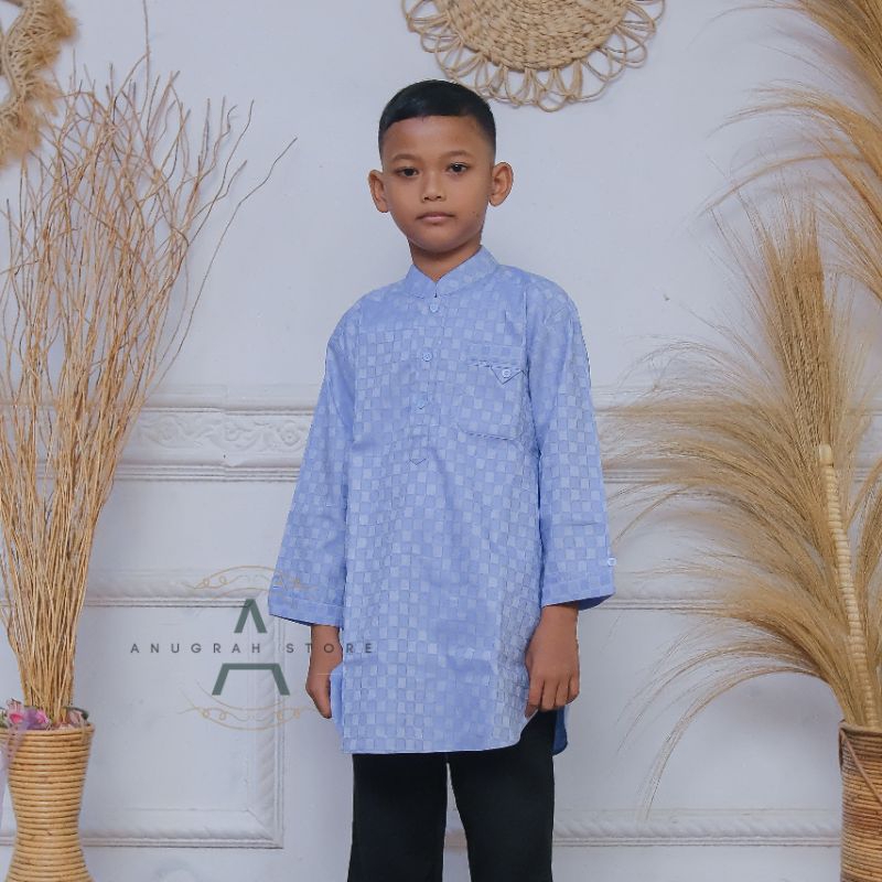 AL FATIH KOKO ANAK LAKI-LAKI LENGAN PANJANG MOTIF KOTAK-KOTAK