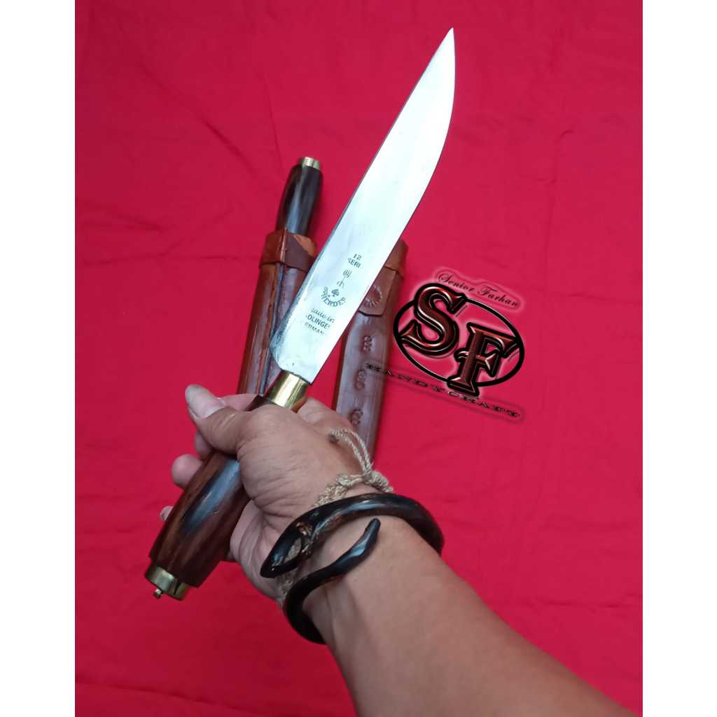 Perlengkapan dapur Pisau Cap Garpu Lokal Bilah 20Cm.