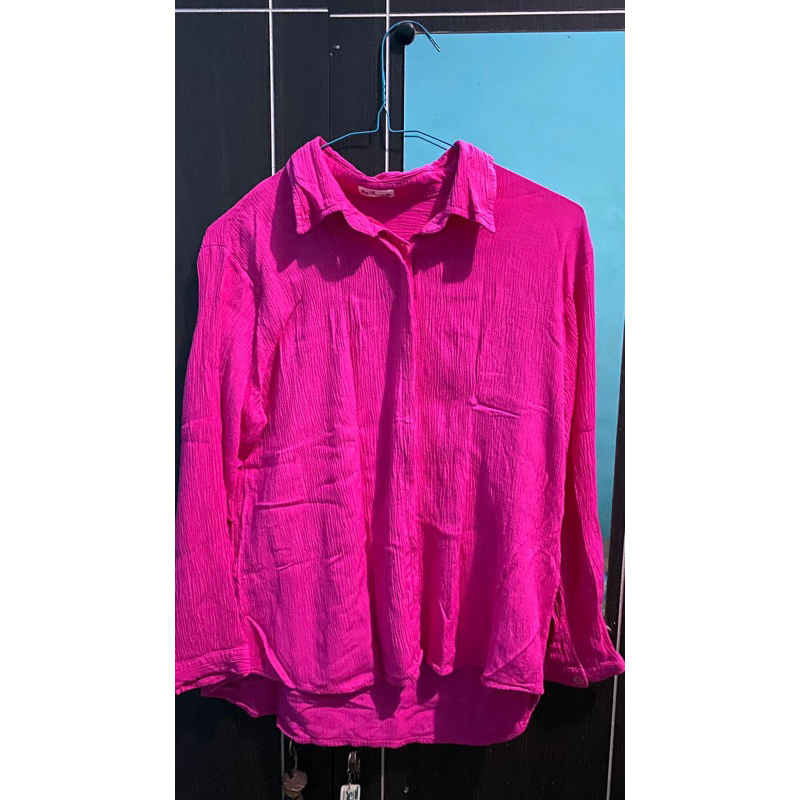 kemeja fushia
