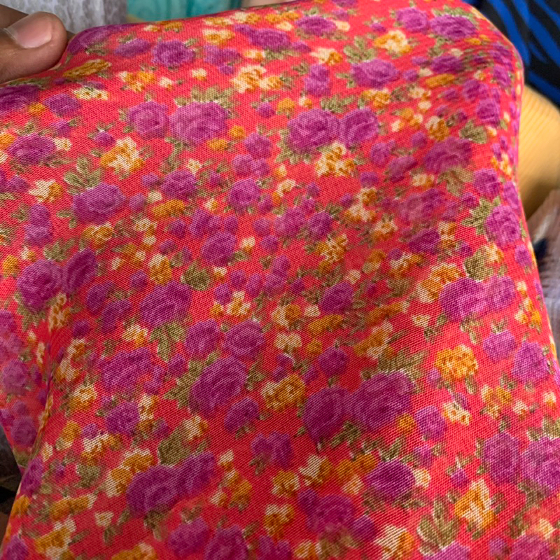 kain sifon motif bunga - kain sifon motif - kain sifon premium