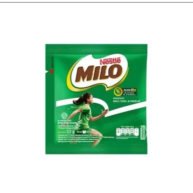 

Susu Milo 22gr ( Harga 1 renteng isi 10 sachet x 22 gr )