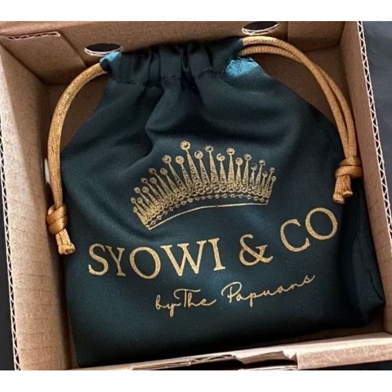 Pouch Serut Satin Doff Tali Satin/Jewellery Pouch