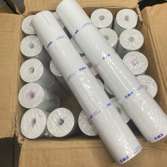 

1 Dus (isi 100 Roll) kertas thermal bca 57x40mm