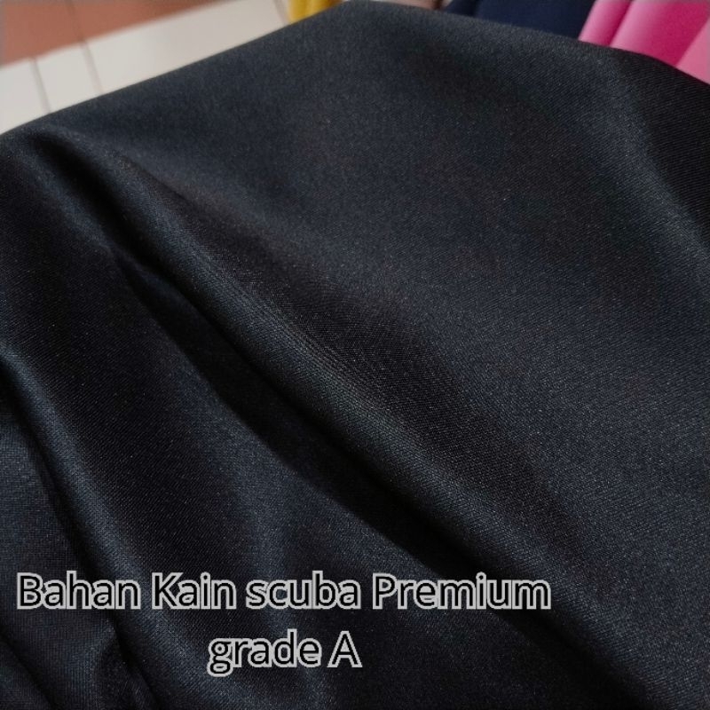 Bahan kain Scuba Premium/Bahan Kaos Scuba/Kain Scuba eceran/Bahan Kaos polos/Kain Eceran/meteran/Scu