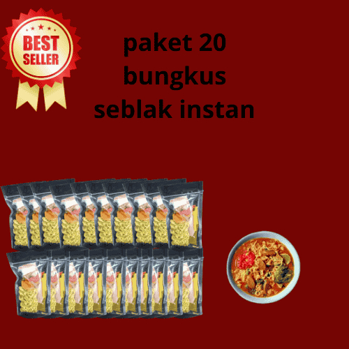 

paket 20 bungkus seblak instan
