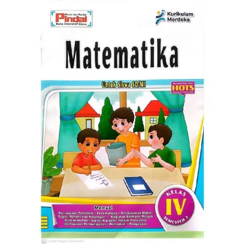 BUKU LKS MATEMATIKA KELAS 4 SD/MI KURIKULUM MERDEKA SEMESTER 2