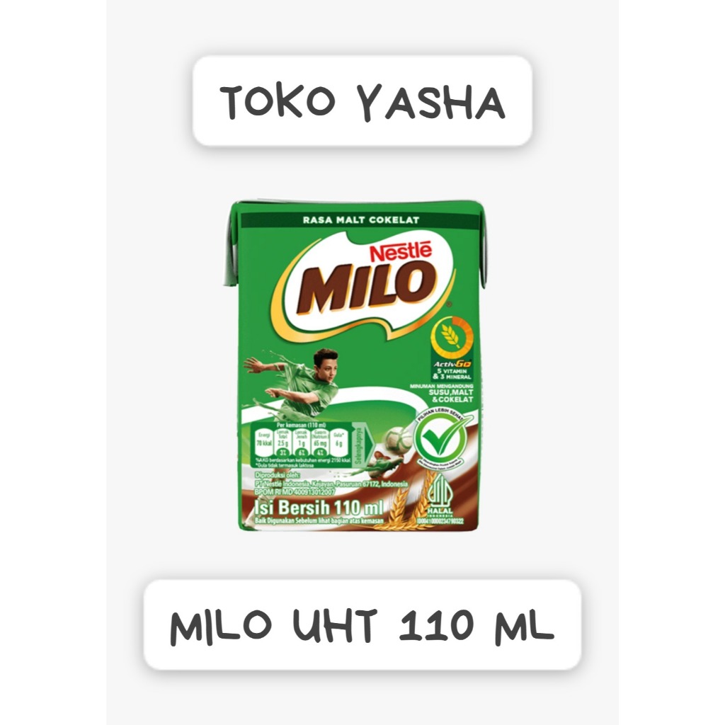 

MILO UHT KOTAK KEMASAN 110 ML