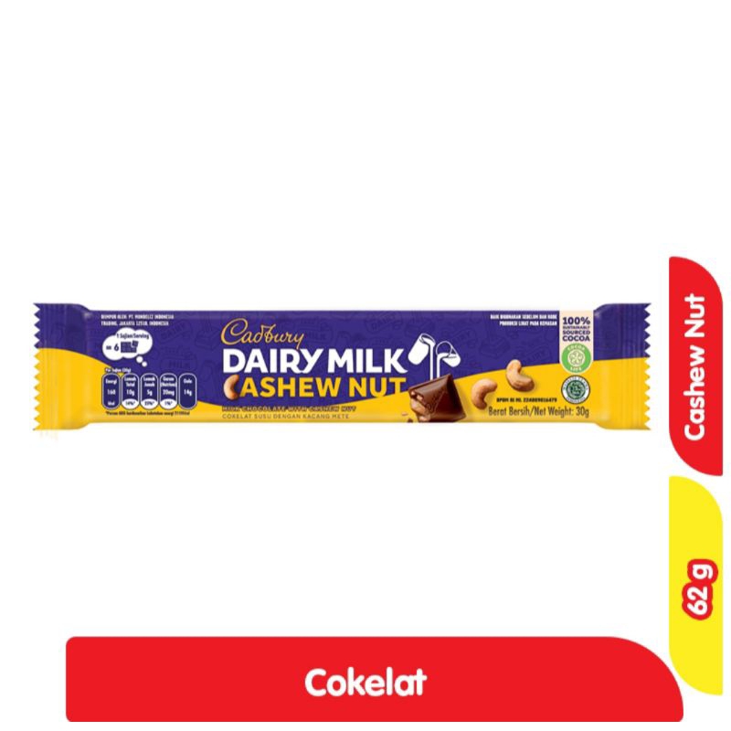 

DAIRY MILK 62gr