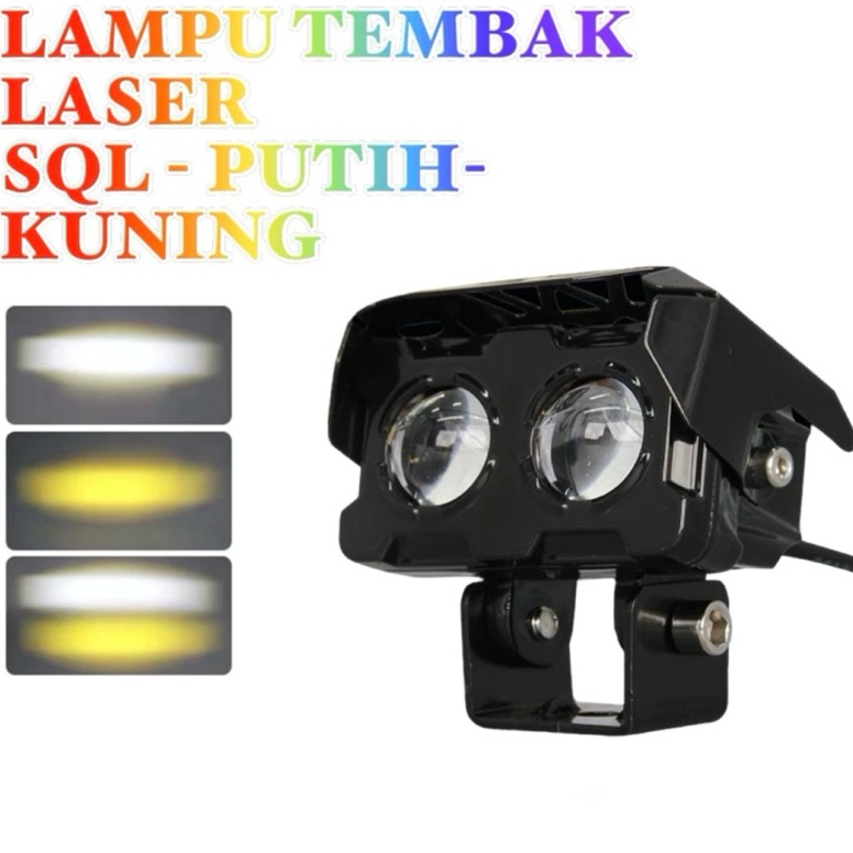 Special Pr lampu sorot LED Lampu laser Foglamp Sql 2 mata Motor Mobil  Lampu Tembak Led  Lampu Temba