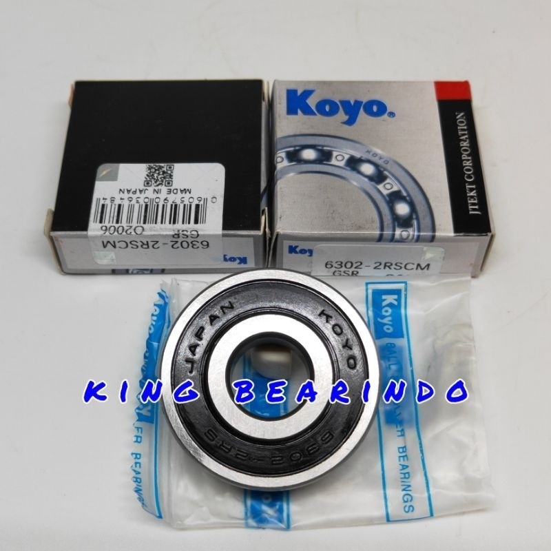 BEARING 6302 2RS KOYO 6302 RS KOYO