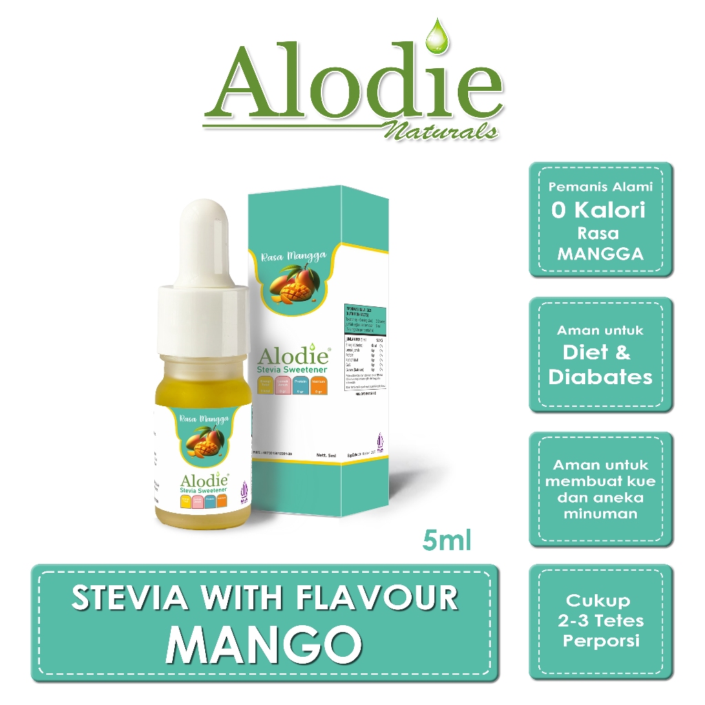 

Stevia Alodie Natural Sweetener Rasa Mangga