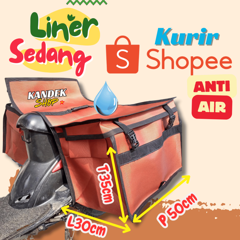 Ronjot - Srandul Motor Obrok Rengkek Kandek Tebal Krombong  Serat Nilon Anti Air Kurir Shopee Sedang