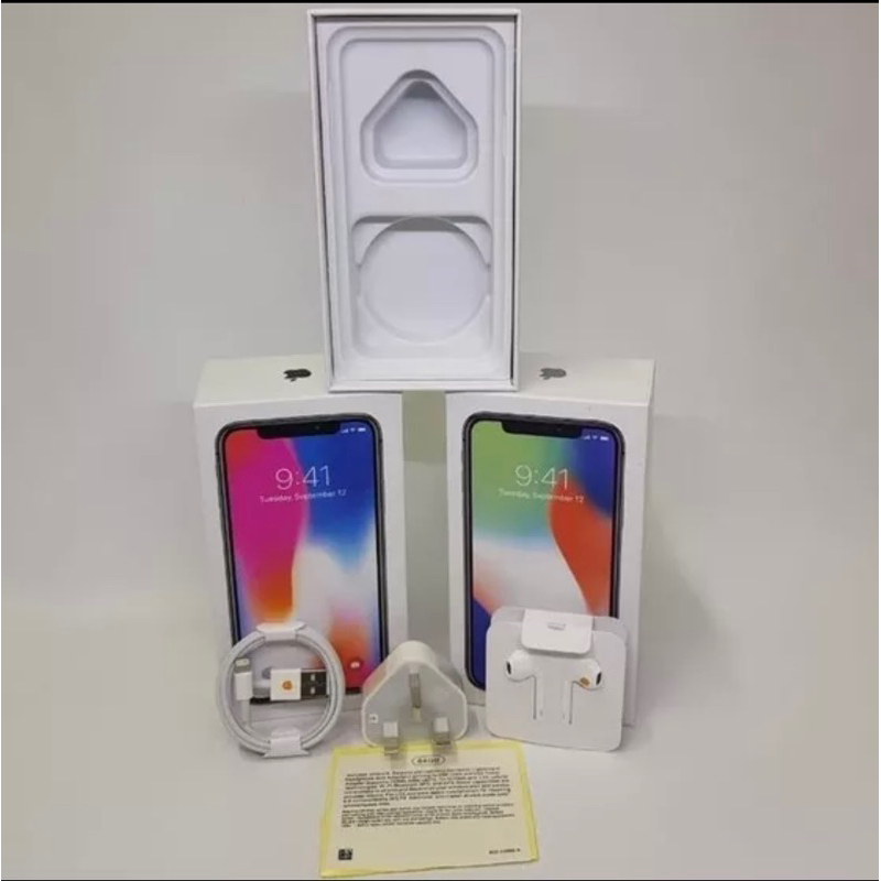 

dus box iPhone X ready semua warna free request sticker