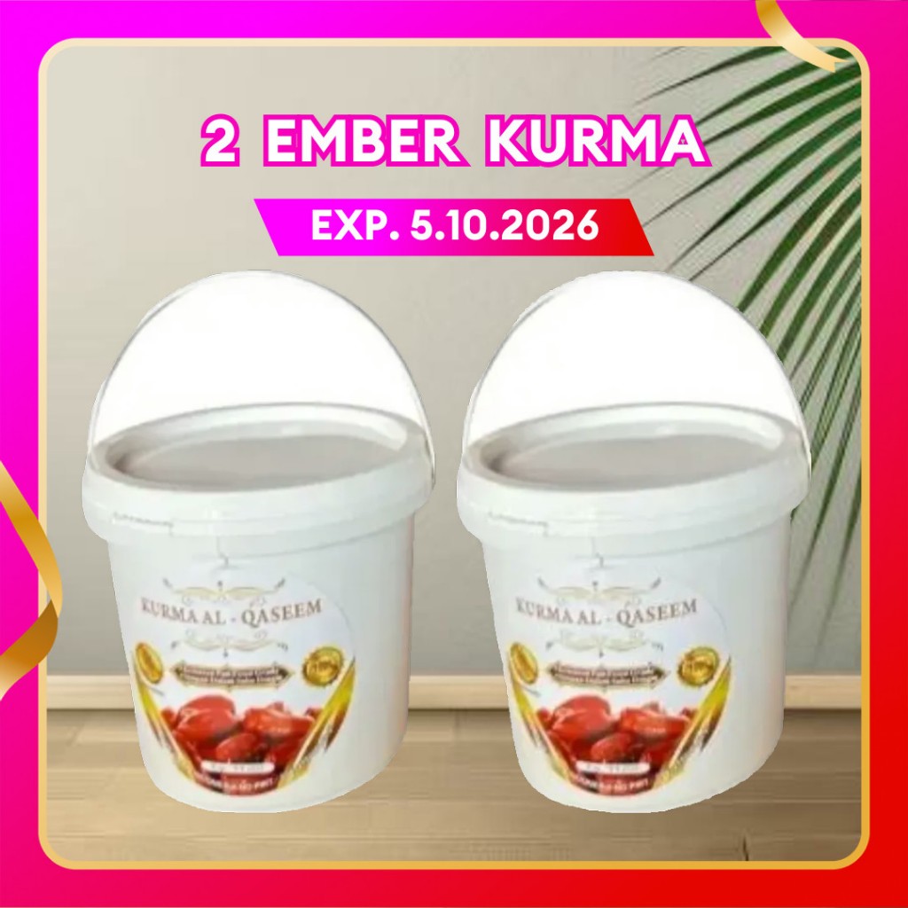 

KURMA EMBER AL QAASIM -+ 500gr EXPIRED 2026 KURMA MANIS LEGIT