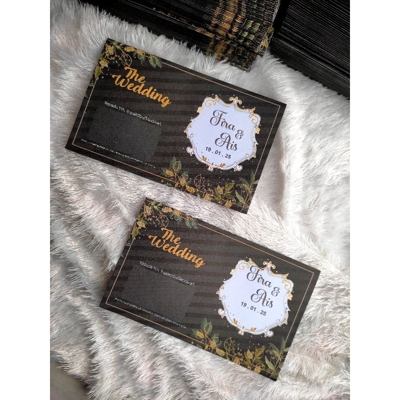 Undangan Pernikahan "Falah 114" Simple, Elegant & Murah