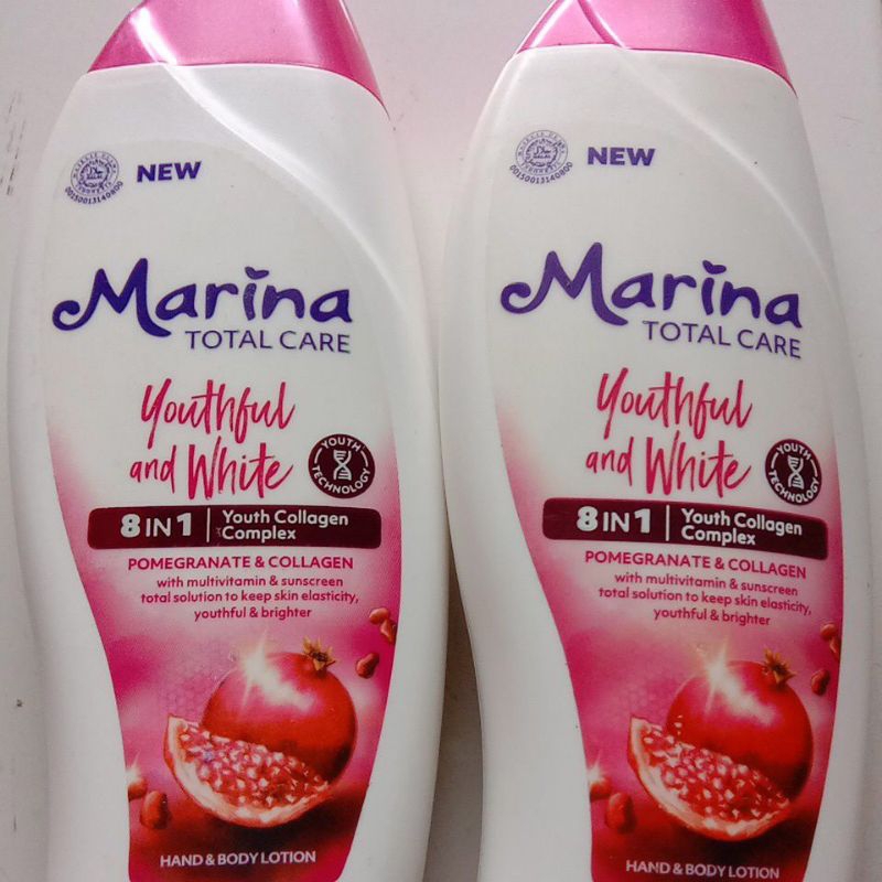 Marina Total Care Hand&Body lotion Pomegranate&Collagen185ml