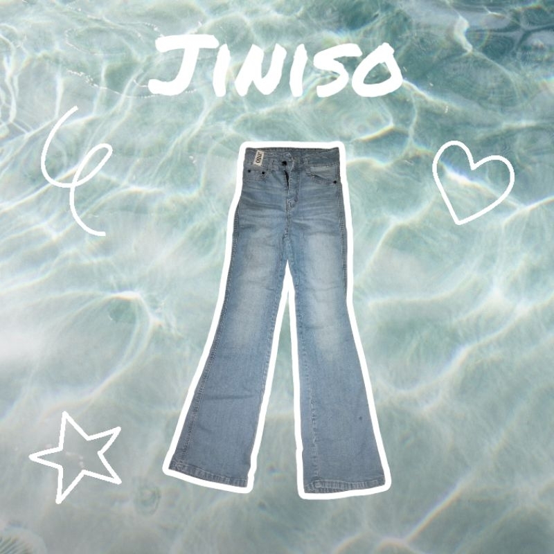 Jiniso Celana Jeans wanita