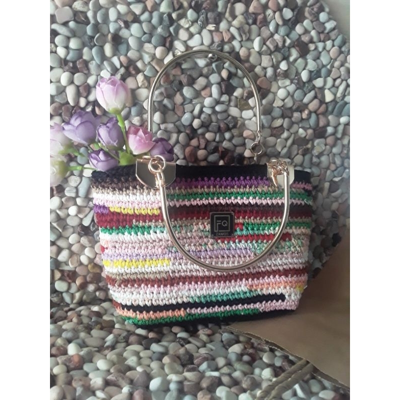 [FQZamos] Tas pesta wanita mewah rajut
