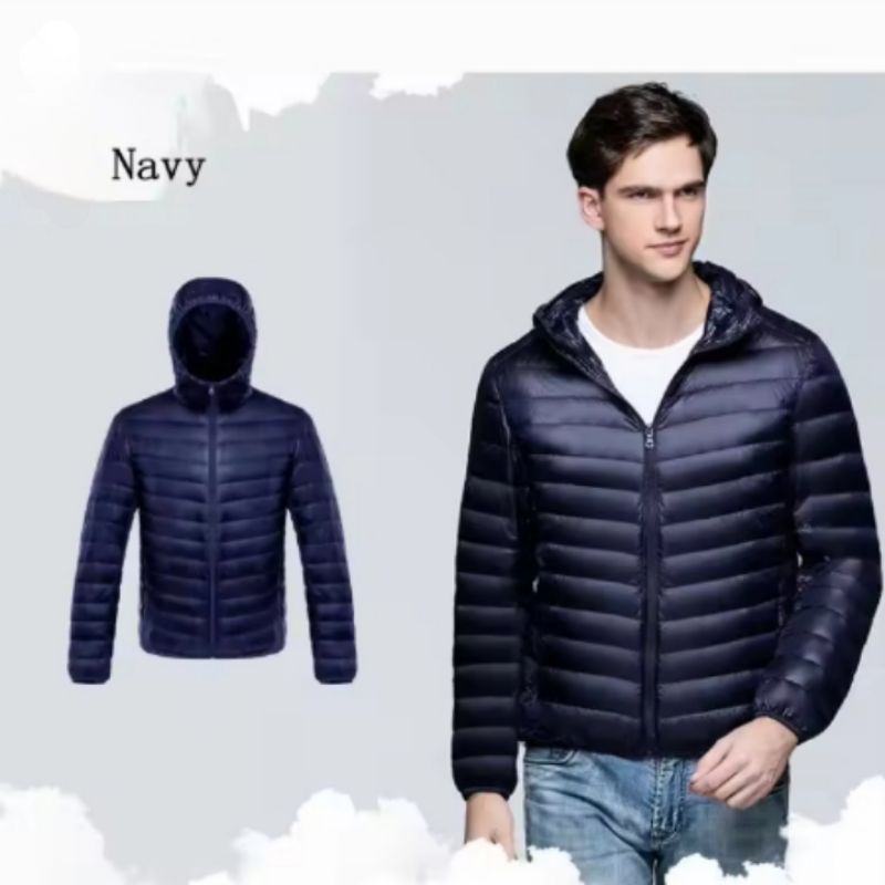 JAKET PARASUT TEBAL/JAKET GELEMBUNG WARNA NAVY