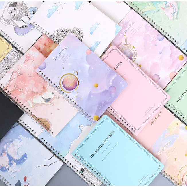 

ZUMOO Modern Notebook B5 Buku Catatan Ring Buku Tulis Spiral Notebook Aesthetic Stationery Korea