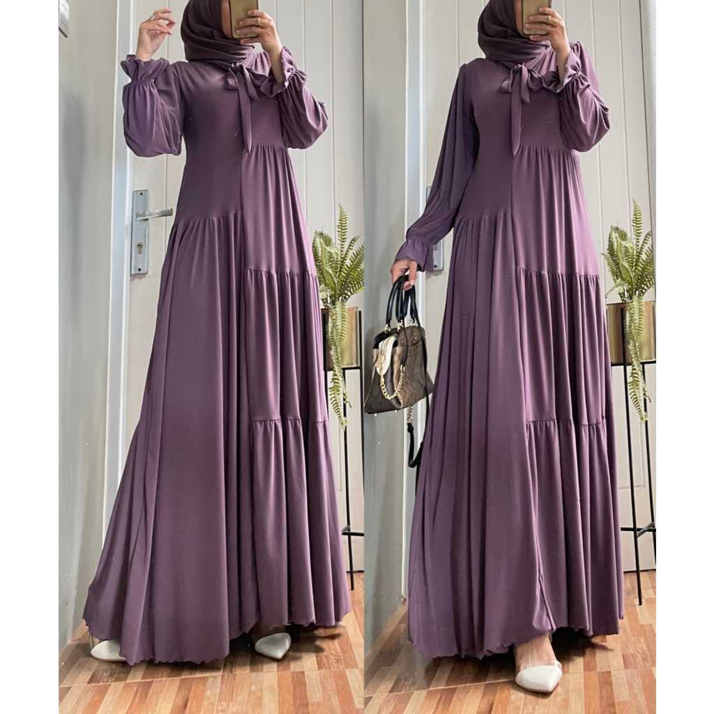 Rizky Dress Wanita Modern Elegan Kekinian