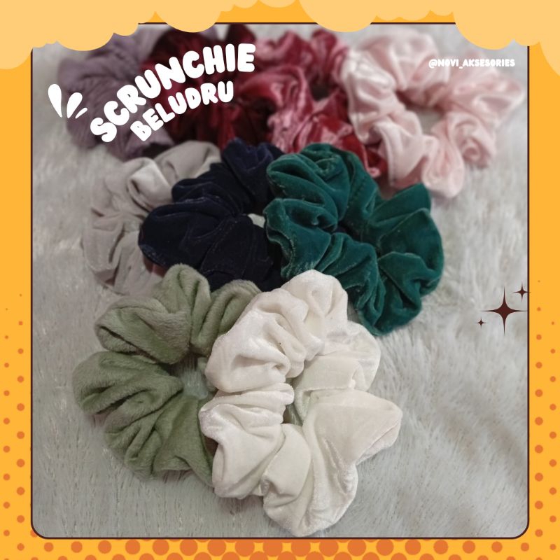SCRUNCHIE BLUDRU | IKAT RAMBUT WANITA