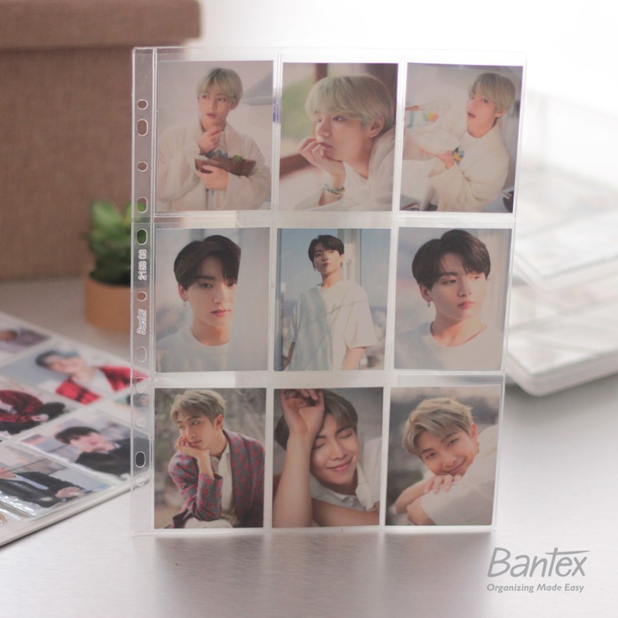 

Bantex Collector Pocket A4 Photocard 2x9P Clear #2156 (5 Sheets)