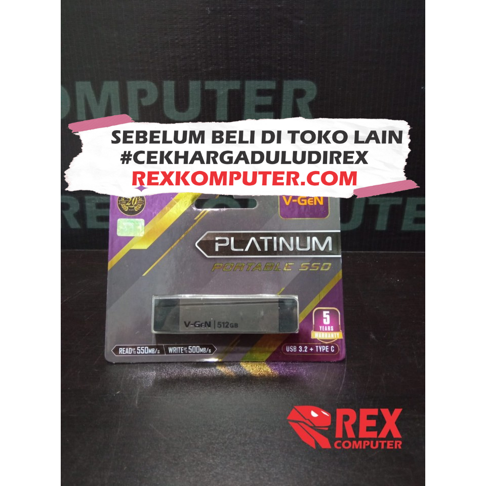 SSD PORTABLE VGEN 512GB USB 3.0 & TYPE C